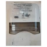 Paper Towel Dispenser, Large Capacity Wall Mount Tissue Dispensers with Smart Lock, Used for Kitchen and Bathroom 300+ Multifold Toilet Paper Holders White - Retail: $31 Paper Towel Dispenser, Large Capacity Wall Mount Tissue Dispensers with Smart Lock, Used for Kitchen and Bathroom 300+ Multifold Toilet Paper Holders White - Retail: $31