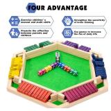 Shut The Box Game Wooden Board Game -2-6 Player Math Game - Educational and Entertaining - Retail: $28 Shut The Box Game Wooden Board Game -2-6 Player Math Game - Educational and Entertaining - Retail: $28