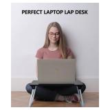 Portable Lap Desk Bed Desk Lap Table Bed Table, Laptop Stand Breakfast Serving Tray, Foldable & Lightweight Mini Table, Lap Tablet Desk for Sofa Couch Floor - - Black - Retail: $20 Portable Lap Desk Bed Desk Lap Table Bed Table, Laptop Stand Breakfast Serving Tray, Foldable & Lightweight Mini Table, Lap Tablet Desk for Sofa Couch Floor - - Black - Retail: $20
