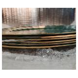 Green Chargers Plates Set of 6, Plastic Decorative Charge Plates for Dinner, Table Setting, Holiday, Thanksgiving, Christmas - Retail: $36 Green Chargers Plates Set of 6, Plastic Decorative Charge Plates for Dinner, Table Setting, Holiday, Thanksgiving, Christmas - Retail: $36