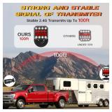 Wireless Trailer Lights, Rechargeable Magnetic LED Trailer Lights with Reverse Light, Portable Wireless Tow Tail Light Kit for Trucks, Boats, RVs, Campers - Retail: $66 Wireless Trailer Lights, Rechargeable Magnetic LED Trailer Lights with Reverse Light, Portable Wireless Tow Tail Light Kit for Trucks, Boats, RVs, Campers - Retail: $66