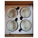 Set of 4 Large Ceramic Coffee Mugs, 15 Oz Hand Painted Coffee Cups with Handles, Vintage Glazed Porcelain Soup Mugs for Tea, Hot or Cold Drinks, Best Gifts for Birthday, Thanksgiving, Christmas - Reta Set of 4 Large Ceramic Coffee Mugs, 15 Oz Hand Painted Coffee Cups with Handles, Vintage Glazed Porcelain Soup Mugs for Tea, Hot or Cold Drinks, Best Gifts for Birthday, Thanksgiving, Christmas - Reta