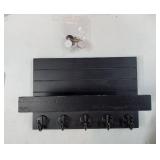 Key Holder Wall Mount, Key Holder Wall Mount Adhesive with Mail Organizer Tray with 5 Key Hooks - Retail: $15 Key Holder Wall Mount, Key Holder Wall Mount Adhesive with Mail Organizer Tray with 5 Key Hooks - Retail: $15