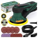 Pro-Grade Random Orbital Sander | 350W Brushless Powerhouse w/Dual 5 & 6' Pads | 4000-10K RPM Variable Speed | Dust-Free Woodworking Beast for Floors, Auto & DIY Projects - Retail: $160' Pro-Grade Random Orbital Sander | 350W Brushless Powerhouse w/Dual 5 & 6' Pads | 4000-10K RPM Variable Speed | Dust-Free Woodworking Beast for Floors, Auto & DIY Projects - Retail: $160'