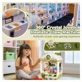 Claw Machine for Kids, Large Dinosaur Toy Claw Machine, Mini Arcade Claw Machine with Sound Lights,360° Crystal Joystick, Fidget Toys and Surprise Eggs, Birthday Gifts for Girls Boy - Retail: $35 Claw Machine for Kids, Large Dinosaur Toy Claw Machine, Mini Arcade Claw Machine with Sound Lights,360° Crystal Joystick, Fidget Toys and Surprise Eggs, Birthday Gifts for Girls Boy - Retail: $35