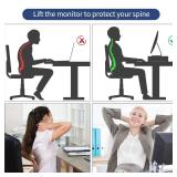 Computer Monitor Stands Riserï¼2-Tier Desk Organizers and Accessories, Office Desk Accessories Organizer with Drawers and 2 Pen Holder for Office Supplies (Pink) - Retail: $22 Computer Monitor Stands Riserï¼2-Tier Desk Organizers and Accessories, Office Desk Accessories Organizer with Drawers and 2 Pen Holder for Office Supplies (Pink) - Retail: $22