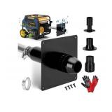 Generator Exhaust Extension Silencer Kit with Universal Adapters Compatible ALL Portable Generators - Retail: $85 Generator Exhaust Extension Silencer Kit with Universal Adapters Compatible ALL Portable Generators - Retail: $85