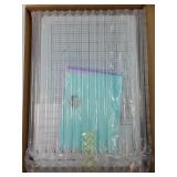 Glass Craft Mat for Crafting Measuring Painting Work Magnetic Cutting Media Mat for Crafts Tempered Glass Crafting Surface for Cutting Stamping Mixed Media Heat Embossing and Hot Glue Projects, White Glass Craft Mat for Crafting Measuring Painting Work Magnetic Cutting Media Mat for Crafts Tempered Glass Crafting Surface for Cutting Stamping Mixed Media Heat Embossing and Hot Glue Projects, White