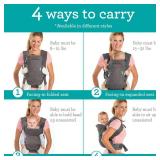 Flip 4-in-1 Convertible Baby Carrier, Adjustable, Ergonomic Babywearing, Registry Essential, Baby Carrier for Newborn to Toddler, Leopard - Retail: $33 Flip 4-in-1 Convertible Baby Carrier, Adjustable, Ergonomic Babywearing, Registry Essential, Baby Carrier for Newborn to Toddler, Leopard - Retail: $33