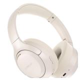 QC60 Hybrid Active Noise Cancelling Headphones, Wireless Over Ear Bluetooth Headsets with mic,100H Playtime 3 EQ Mode Deep Bass, Memory Earmuffs for Travel Home Office(Beige White) - Retail: $37 QC60 Hybrid Active Noise Cancelling Headphones, Wireless Over Ear Bluetooth Headsets with mic,100H Playtime 3 EQ Mode Deep Bass, Memory Earmuffs for Travel Home Office(Beige White) - Retail: $37