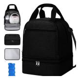 Pump Bag for Spectra S1 S2, Wearable Breast Pump Bags with Ice Pack, Pumping Bag with Waterproof Mat for Pump Accessories, Insulated Bottle Bags for Work Travel and Family, Black - Retail: $28 Pump Bag for Spectra S1 S2, Wearable Breast Pump Bags with Ice Pack, Pumping Bag with Waterproof Mat for Pump Accessories, Insulated Bottle Bags for Work Travel and Family, Black - Retail: $28