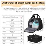 Pump Bag for Spectra S1 S2, Wearable Breast Pump Bags with Ice Pack, Pumping Bag with Waterproof Mat for Pump Accessories, Insulated Bottle Bags for Work Travel and Family, Black - Retail: $28 Pump Bag for Spectra S1 S2, Wearable Breast Pump Bags with Ice Pack, Pumping Bag with Waterproof Mat for Pump Accessories, Insulated Bottle Bags for Work Travel and Family, Black - Retail: $28