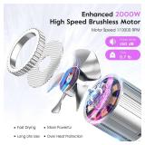 Professional Ionic Hair Dryer with Diffuser - Lightweight, Compact, Powerful & Fast Salon Blow Dryer with High Speed Brushless Motor for Travel, Women & Men (Ceramic, Black) - Retail: $130 Professional Ionic Hair Dryer with Diffuser - Lightweight, Compact, Powerful & Fast Salon Blow Dryer with High Speed Brushless Motor for Travel, Women & Men (Ceramic, Black) - Retail: $130