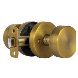 Antique Brass Passage Door Knobs Interior, Old Style Round Door Knob Antique Door Handle for Hallway Pantry Closet Door Knob - Retail: $36 Antique Brass Passage Door Knobs Interior, Old Style Round Door Knob Antique Door Handle for Hallway Pantry Closet Door Knob - Retail: $36