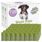 720 Count Lavender Scented 13â x 9âDog Poop Bags Rolls, Leakproof Strong & Sturdy Waste Bags for Doggie Cat Pet - Retail: $16 720 Count Lavender Scented 13â x 9âDog Poop Bags Rolls, Leakproof Strong & Sturdy Waste Bags for Doggie Cat Pet - Retail: $16