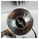 Electric Super Silent Blade Coffee Grinder, Timed Grind Control Rotary Knob, Adjustable Coarse to Fine for Coffee Beans, Spices & Herbs, with 2 Removable Stainless Steel Bowl, Black - Retail: $43 Electric Super Silent Blade Coffee Grinder, Timed Grind Control Rotary Knob, Adjustable Coarse to Fine for Coffee Beans, Spices & Herbs, with 2 Removable Stainless Steel Bowl, Black - Retail: $43