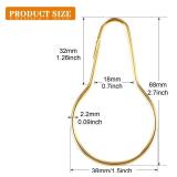 Metal Shower Curtain Hooks Hanging Clips Metal Curtain Rings Practical Reusable Shower Hangers for Bathroom Bedroom Kitchen Home Applications(Gold,60 Pieces) - Retail: $10 Metal Shower Curtain Hooks Hanging Clips Metal Curtain Rings Practical Reusable Shower Hangers for Bathroom Bedroom Kitchen Home Applications(Gold,60 Pieces) - Retail: $10