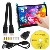 5 Inch IPS Touch Screen Display 800Ã480 Capacitive Screen HDMI HD Screen Full View Color LCD Liquid Crystal Screen - Retail: $40 5 Inch IPS Touch Screen Display 800Ã480 Capacitive Screen HDMI HD Screen Full View Color LCD Liquid Crystal Screen - Retail: $40