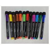 Magnetic Dry Erase Markers Fine: 12 Colors Erasable Whiteboard Markers Fine Point with Eraser Cap, Low Odor White Board Dry Erase Pens Fine Tip for Kids & Teachers, Home, Office and School Supplies - Magnetic Dry Erase Markers Fine: 12 Colors Erasable Whiteboard Markers Fine Point with Eraser Cap, Low Odor White Board Dry Erase Pens Fine Tip for Kids & Teachers, Home, Office and School Supplies -