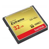 SanDisk 32GB Extreme CompactFlash Memory Card UDMA 7 Speed Up To 120MB/s - SDCFXSB-032G-G46 - Retail: $59 SanDisk 32GB Extreme CompactFlash Memory Card UDMA 7 Speed Up To 120MB/s - SDCFXSB-032G-G46 - Retail: $59