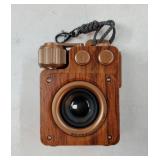 Retro Bluetooth Speaker with FM Radio, Wireless, Stereo Sound, Bluetooth 5.1, USB-C, Bass, AUX & TF-Card Input, Portable for Home, Office, Travel, Gift Ideas, Brown - Retail: $40 Retro Bluetooth Speaker with FM Radio, Wireless, Stereo Sound, Bluetooth 5.1, USB-C, Bass, AUX & TF-Card Input, Portable for Home, Office, Travel, Gift Ideas, Brown - Retail: $40