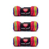 Red Heart Super Saver Yarn, 3 Pack, Favorite Stripe 3 Count - Retail: $15 Red Heart Super Saver Yarn, 3 Pack, Favorite Stripe 3 Count - Retail: $15
