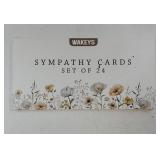 24 Pcs Sympathy Cards with Envelopes, Bulk Condolence Cards with Thoughtful Messages with Adhesive Envelopes and Stickers, 6 Unique Designs - Retail: $12 24 Pcs Sympathy Cards with Envelopes, Bulk Condolence Cards with Thoughtful Messages with Adhesive Envelopes and Stickers, 6 Unique Designs - Retail: $12