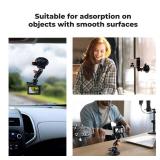K&F CONCEPT 3 Suction Cup Mount with 360° Double Ball Head Magic Arm, 1/4' Screw Threads, Quick Release Car Mount Compatible with DJI Insta360 for Action Camera Phone Video - Retail: $33' K&F CONCEPT 3 Suction Cup Mount with 360° Double Ball Head Magic Arm, 1/4' Screw Threads, Quick Release Car Mount Compatible with DJI Insta360 for Action Camera Phone Video - Retail: $33'