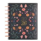 Happy Planner Disc-Bound Planner Jan.Dec. 2026, Includes 3 Extra Months and 2 Sticker Sheets, Classic Size, 7 x 9.25', Dashboard Layout, Happy Poppies - Retail: $20' Happy Planner Disc-Bound Planner Jan.Dec. 2026, Includes 3 Extra Months and 2 Sticker Sheets, Classic Size, 7 x 9.25', Dashboard Layout, Happy Poppies - Retail: $20'