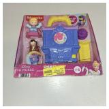 Disney Princess Cinderella 2-Figure On-the-Go Playset for Toddler Pretend Play by Fisher-Price Little People Disney Princess Cinderella 2-Figure On-the-Go Playset for Toddler Pretend Play by Fisher-Price Little People