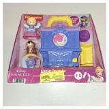 Disney Princess Cinderella 2-Figure On-the-Go Playset for Toddler Pretend Play by Fisher-Price Little People Disney Princess Cinderella 2-Figure On-the-Go Playset for Toddler Pretend Play by Fisher-Price Little People