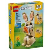 LEGO Creator Cute Bunny Building Toy Multicolored 326 pc LEGO Creator Cute Bunny Building Toy Multicolored 326 pc