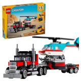 LEGO - Creator 3 in 1 Flatbed Truck with Helicopter Toy 31146 LEGO - Creator 3 in 1 Flatbed Truck with Helicopter Toy 31146