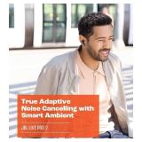 JBL Live Pro 2 - True Wireless Noise Cancelling Earbuds, up to 40 Hours of Playback with Wireless Charging, 6 mics for Perfect Calls, Touch & Voice Control, IPX5 Water Resistant (Black) JBL Live Pro 2 - True Wireless Noise Cancelling Earbuds, up to 40 Hours of Playback with Wireless Charging, 6 mics for Perfect Calls, Touch & Voice Control, IPX5 Water Resistant (Black)