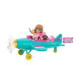 Barbie Chelsea Can Be Plane Doll and Play Set, 2-Seater Aircraft with Spinning Propeller and 7 Accessories Barbie Chelsea Can Be Plane Doll and Play Set, 2-Seater Aircraft with Spinning Propeller and 7 Accessories