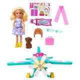Barbie Chelsea Can Be Plane Doll and Play Set, 2-Seater Aircraft with Spinning Propeller and 7 Accessories Barbie Chelsea Can Be Plane Doll and Play Set, 2-Seater Aircraft with Spinning Propeller and 7 Accessories