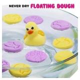 Wonder Factory Floating Dough Ducky Set, Never Dries Out, Gluten Free, Floats in Water Wonder Factory Floating Dough Ducky Set, Never Dries Out, Gluten Free, Floats in Water