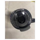 Thyme & Table 32 fl oz Stainless Steel Luna Tumbler with Handle and Dual Straw Lid, Black Thyme & Table 32 fl oz Stainless Steel Luna Tumbler with Handle and Dual Straw Lid, Black