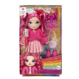 Rainbow High Littles Magenta Monroe, Pink 5.5' Posable Small Doll with Purse, Magical Pet Kitty, Girls Toy Gift, Kids Ages 4-12 Rainbow High Littles Magenta Monroe, Pink 5.5' Posable Small Doll with Purse, Magical Pet Kitty, Girls Toy Gift, Kids Ages 4-12