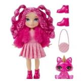 Rainbow High Littles Magenta Monroe, Pink 5.5' Posable Small Doll with Purse, Magical Pet Kitty, Girls Toy Gift, Kids Ages 4-12 Rainbow High Littles Magenta Monroe, Pink 5.5' Posable Small Doll with Purse, Magical Pet Kitty, Girls Toy Gift, Kids Ages 4-12
