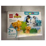 LEGO DUPLO Town Wild Animal Families Penguins & Lions 10442 Building Kit (10 Pieces) LEGO DUPLO Town Wild Animal Families Penguins & Lions 10442 Building Kit (10 Pieces)