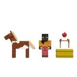 Minecraft Action Figures & Accessories 2-Pack, Horse Jockey & Makena 3.25-inch Scale Toy Set Minecraft Action Figures & Accessories 2-Pack, Horse Jockey & Makena 3.25-inch Scale Toy Set