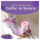 Lavender Spa Gift Set for Women 6pcs - Includes Candle, Handmade Soap, Bath Bomb, Bath Salts, Tumbler & Greeting Card - Ideal Gift for Birthdays, Mother s Day, Christmas, or Special Occasions Lavender Spa Gift Set for Women 6pcs - Includes Candle, Handmade Soap, Bath Bomb, Bath Salts, Tumbler & Greeting Card - Ideal Gift for Birthdays, Mother s Day, Christmas, or Special Occasions