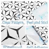 9 ROLLS - of Heroad Wall Paper Peel and Stick Modern Black and White Wallpaper Peel and Stick Boho Geometric Contact Paper for Cabinets and Drawers Renter Friendly Self-Adhesive Removable Waterproof 1 9 ROLLS - of Heroad Wall Paper Peel and Stick Modern Black and White Wallpaper Peel and Stick Boho Geometric Contact Paper for Cabinets and Drawers Renter Friendly Self-Adhesive Removable Waterproof 1