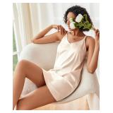 Ekouaer Nightgowns for Women 2 Pack Women's Satin Slip Dress Chemise Nightdress Sexy Sleepwear Silk Pajamas Size Medium Ekouaer Nightgowns for Women 2 Pack Women's Satin Slip Dress Chemise Nightdress Sexy Sleepwear Silk Pajamas Size Medium