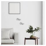Amosfun Ceramic Bird Wall Decor 3D Flying Swallow Sculpture Lightweight Wall Hanging for Living Room Bathroom Garden Indoor Outdoor 6.10X3.74X2.95 Inches Amosfun Ceramic Bird Wall Decor 3D Flying Swallow Sculpture Lightweight Wall Hanging for Living Room Bathroom Garden Indoor Outdoor 6.10X3.74X2.95 Inches