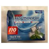 Mouthwash, Portable Adult Travel Mouthwash,Free of Alcohol and Fluoride,Help Kill of Bad Breath Germs, Prevents Cavities, Fresh Mint,Disposable Packs (Pack of 110) Mouthwash, Portable Adult Travel Mouthwash,Free of Alcohol and Fluoride,Help Kill of Bad Breath Germs, Prevents Cavities, Fresh Mint,Disposable Packs (Pack of 110)