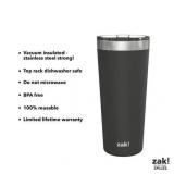 Zak Designs Latah 20 ounce Insulated Tumbler, Ebony Zak Designs Latah 20 ounce Insulated Tumbler, Ebony