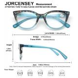 Trendy Oversized Blue Light Reading Glasses Women,Stylish Square Cat Eye Glasses 2 Pairs +2.0 Trendy Oversized Blue Light Reading Glasses Women,Stylish Square Cat Eye Glasses 2 Pairs +2.0