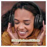 KVIDIO Bluetooth Headphones Over Ear, 65 Hours Playtime Wireless Headphones with Microphone, Foldable Lightweight Headset with Deep Bass, HiFi Stereo Sound Low Latency for Travel Work Cellphone KVIDIO Bluetooth Headphones Over Ear, 65 Hours Playtime Wireless Headphones with Microphone, Foldable Lightweight Headset with Deep Bass, HiFi Stereo Sound Low Latency for Travel Work Cellphone